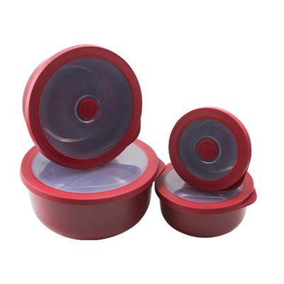 Round Food Container with Lid Round Food Container with Lid