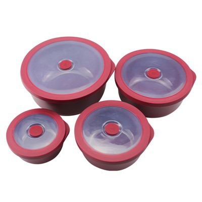 Round Food Container with Lid Round Food Container with Lid